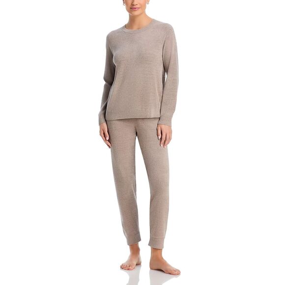 New Barefoot Dreams CozyChic Ultra Lite  Pajama Set in Beach Rock Size Small - Picture 1 of 7